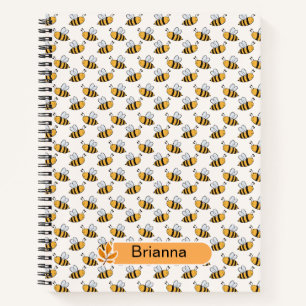 Back-to-school - Bee-Themed Spiral Notebook Notizblock