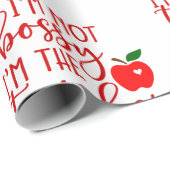 back to school bossy teacher geschenkpapier (Rolleneckpunkt)