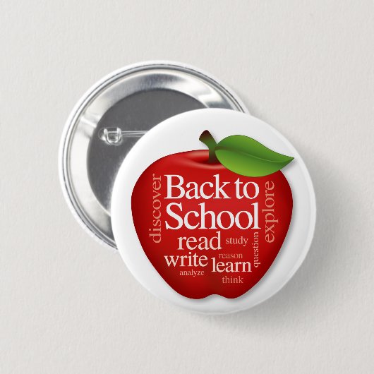 Back to School Button (Vorne & Hinten)