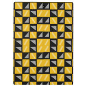 Back to School Chessboard Pattern – Rulers & Trian Klemmbrett (Rückseite)