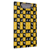 Back to School Chessboard Pattern – Rulers & Trian Klemmbrett (Rechts)
