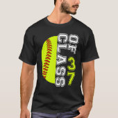 Back To School Class of 2037 HandPrint Kindergarte T-Shirt (Vorderseite)