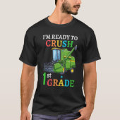 Back To School Combine Harvester I'm Ready to Crus T-Shirt (Vorderseite)