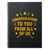 Back to School Congratulations – Quote Notizblock (Vorderseite)