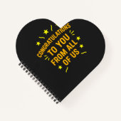 Back to School Congratulations – Quote Notizblock (Vorderseite)