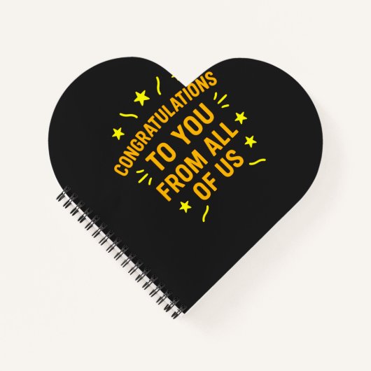 Back to School Congratulations – Quote Notizblock (Vorderseite)