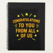 Back to School Congratulations – Quote  Planer (Vorderseite)