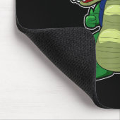 Back To School Cute Crocodile Funny Croc Backpack Mousepad (Ecke)