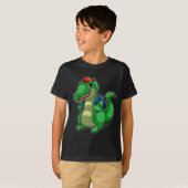 Back To School Cute Crocodile Funny Croc Backpack  T-Shirt (Vorne ganz)