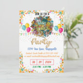 back to school einladung (Stehend Vorderseite)