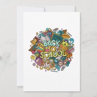 back to school einladung