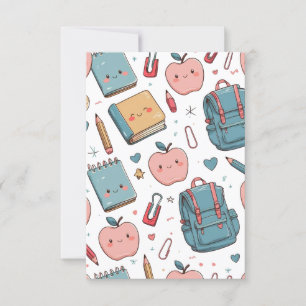 Back to School Einladung