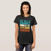 Back To School First Day ESL Teacher ESOL Student  T-Shirt (Vorne ganz)