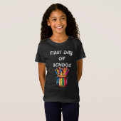 BACK TO SCHOOL FIRST DAY OF SCHOOL T-Shirt (Vorne ganz)