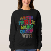 Back To School First Day Of School Teacher Studen Sweatshirt (Vorderseite)