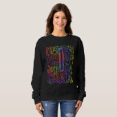 Back To School First Day of School Typography Firs Sweatshirt (Vorne ganz)