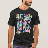 Back To School First Grade Vibes First Day Teacher T-Shirt (Vorderseite)