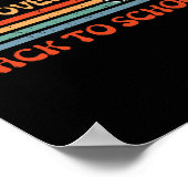 Back To School Fun Game Over Teacher Student Video Poster (Ecke)