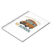 Back to School |funny and cute Notizblock (Linke Seite)