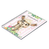 Back-To-School Funny Llama Classic Notebook Notizblock (Linke Seite)