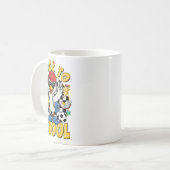 Back To School Funny Silly Goose First Day Of Scho Kaffeetasse (Vorderseite Links)