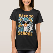 Back To School Funny Silly Goose First Day Of Scho T-Shirt (Vorderseite)