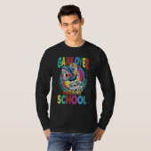 Back To School  Game Over Teacher Student Controll T-Shirt (Vorne ganz)