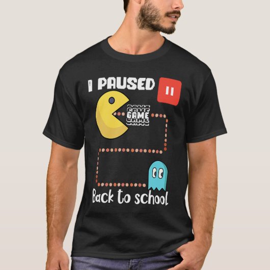 Back to school Gamer squad I paused my game T-Shirt (Vorderseite)