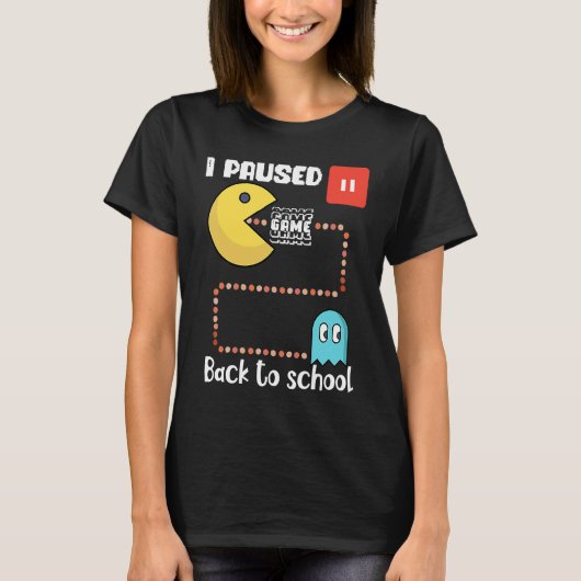 Back to school Gamer squad I paused my game T-Shirt (Vorderseite)