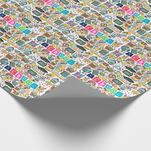 Back To School Geschenkpapier (Ecke)