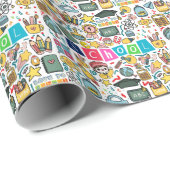 Back To School Geschenkpapier (Rolleneckpunkt)