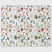 Back to School Geschenkpapier (Flach)