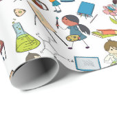 Back to School Geschenkpapier (Rolleneckpunkt)