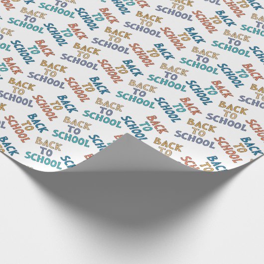 Back to School Geschenkpapier (Ecke)