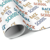 Back to School Geschenkpapier (Rolleneckpunkt)