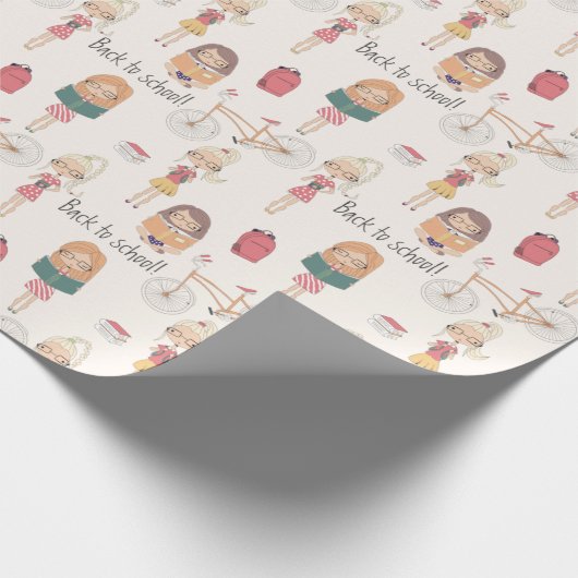 Back to School Geschenkpapier (Ecke)