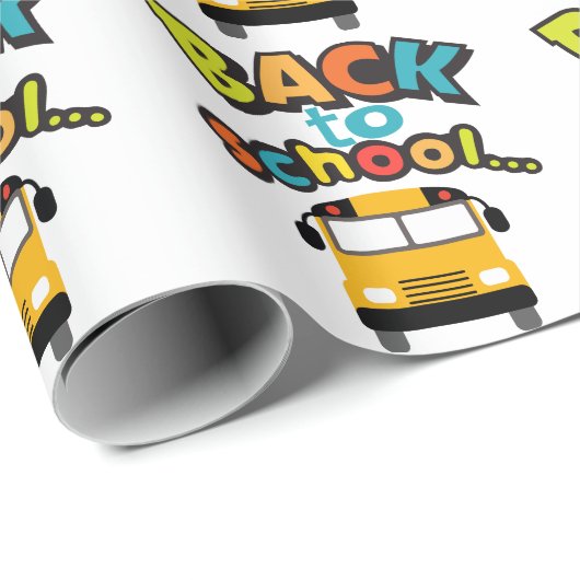 Back to School Geschenkpapier (Rolleneckpunkt)