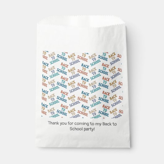 Back to School Geschenktütchen (Vorderseite)