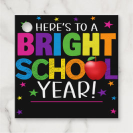 Back To School Gift Tag, Bright School Year Gift Geschenkanhänger