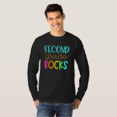 Back To School Girls Boys 2nd Teacher Team S Secon T-Shirt (Vorne ganz)