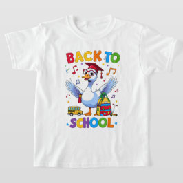 Back to School Goose – Colorful Fun T-Shirt Design