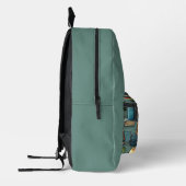 Back To School Green Bedruckter Rucksack (Links)