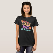 Back to School Happy First Day of School Teacher S T-Shirt (Vorne ganz)