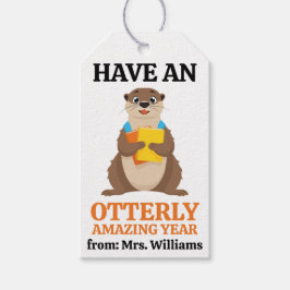 Back to School Have an otterly amazing year Pun Geschenkanhänger