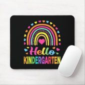 Back to School Hello Kindergarten Squad Teachers W Mousepad (Mit Mouse)