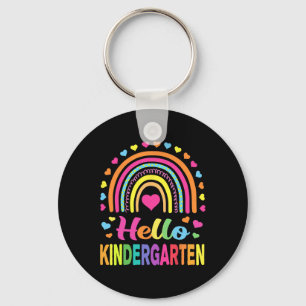 Back to School Hello Kindergarten Squad Teachers W Schlüsselanhänger