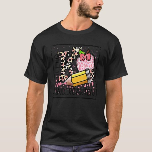 Back to School Hello Kindergarten Squad Teachers W T-Shirt (Vorderseite)