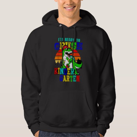 Back To School I m Ready To Crush Kindergarten Din Hoodie (Vorderseite)