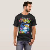 Back To School I m Ready To Crush Preschool Shark  T-Shirt (Vorne ganz)