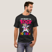 Back To School I m Ready To Rock 3rd Grade Dabbing T-Shirt (Vorne ganz)
